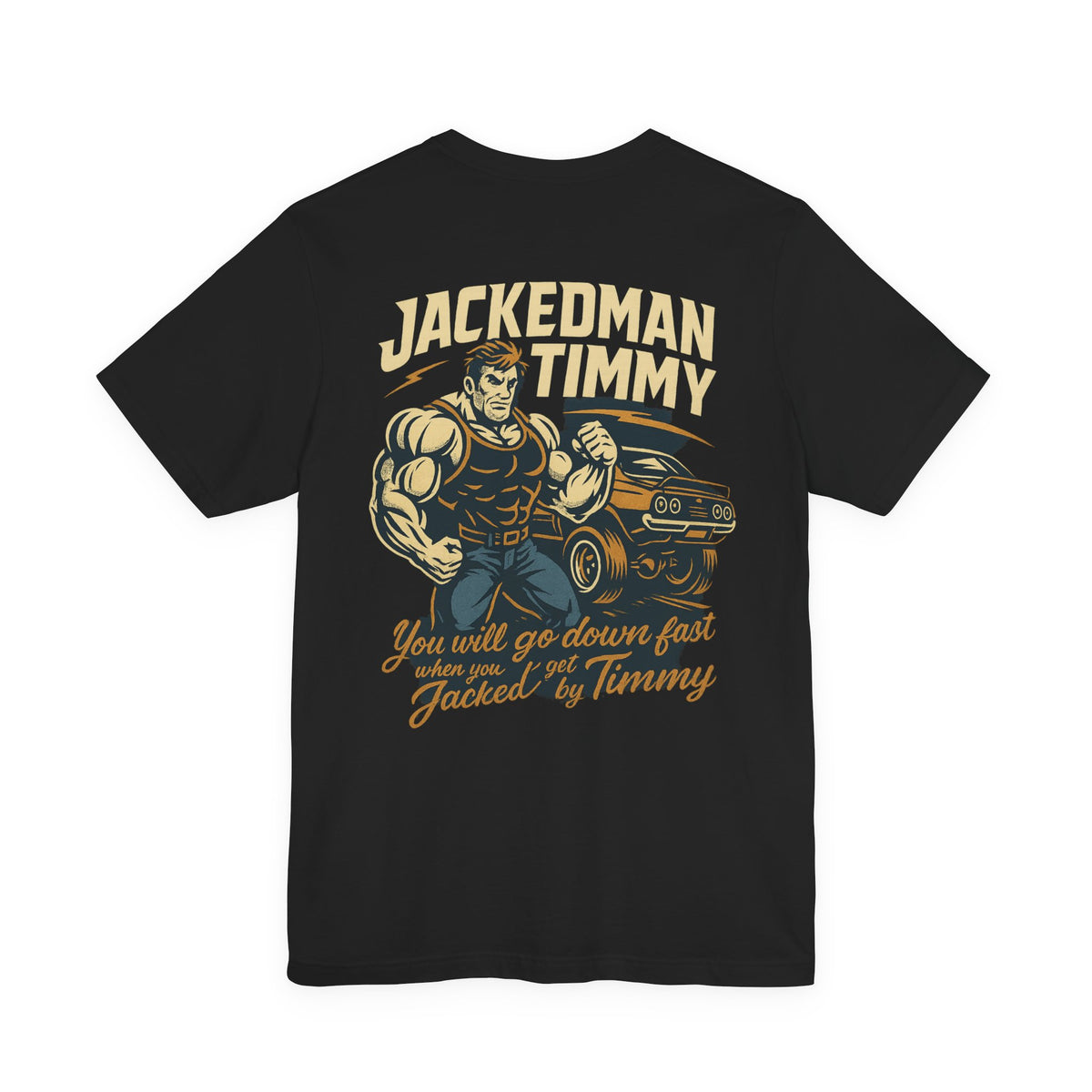 Jackedman Timmy Drag Racing Shirt | Front+Back Print Tee – Shirts and ...