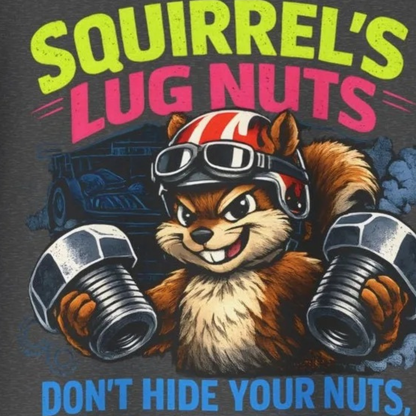 Detail image of 'Squirrel's Lug Nuts' printed design